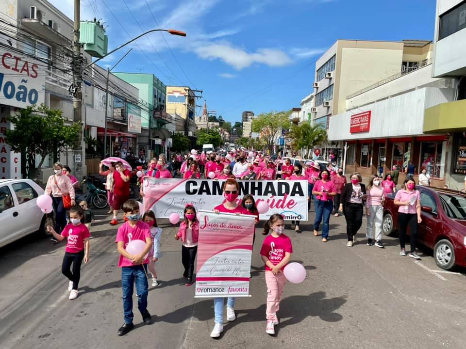 Ações de conscientização sobre o câncer de mama ocorrem ao longo de todo o mês de outubro

Foto: Cris Vargas/Prefeitura de Taquara