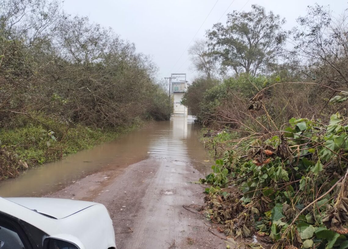 Taquara apresenta pontos de cheias em rios e arroios. Foto: Defesa Civil Taquara