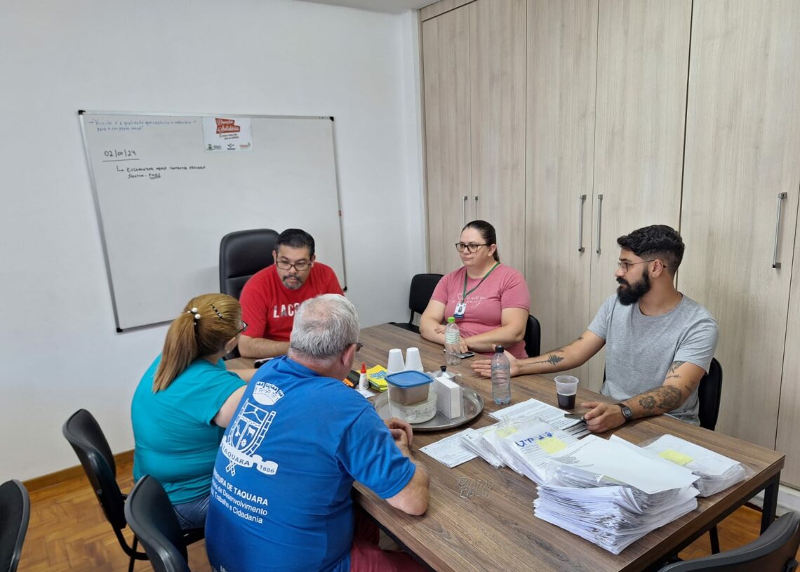Dados foram divulgados durante uma reunião na segunda-feira (15)
Foto: Ruan Nascimento/Prefeitura de Taquara
