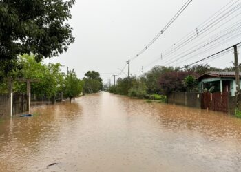 Bairro Santa Maria sofre com a enchente novamente
Foto: Cristiano Vargas